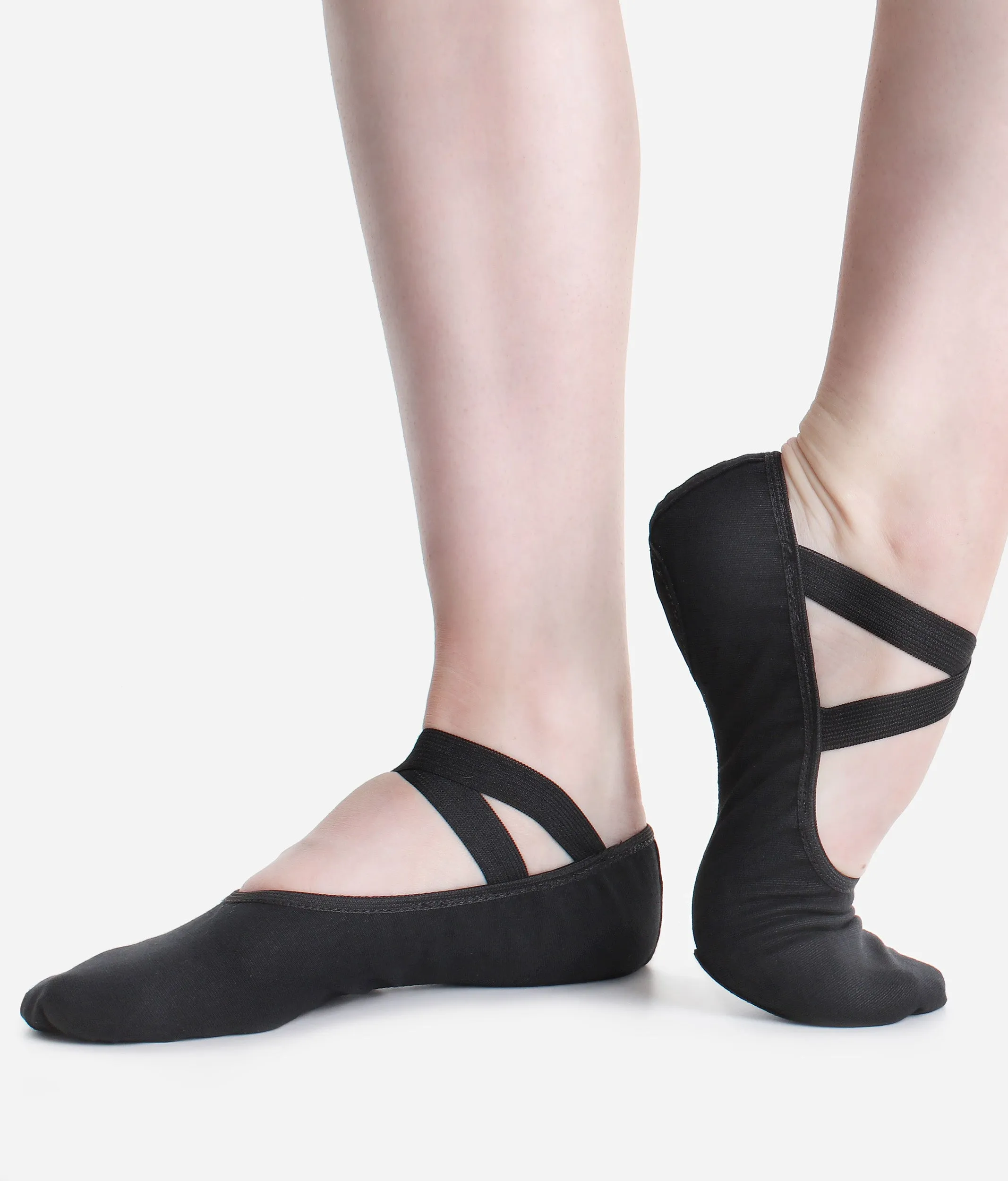 SuperPro Canvas Ballet Shoes SD120 - Left & Right Split Sole Ballet Flats