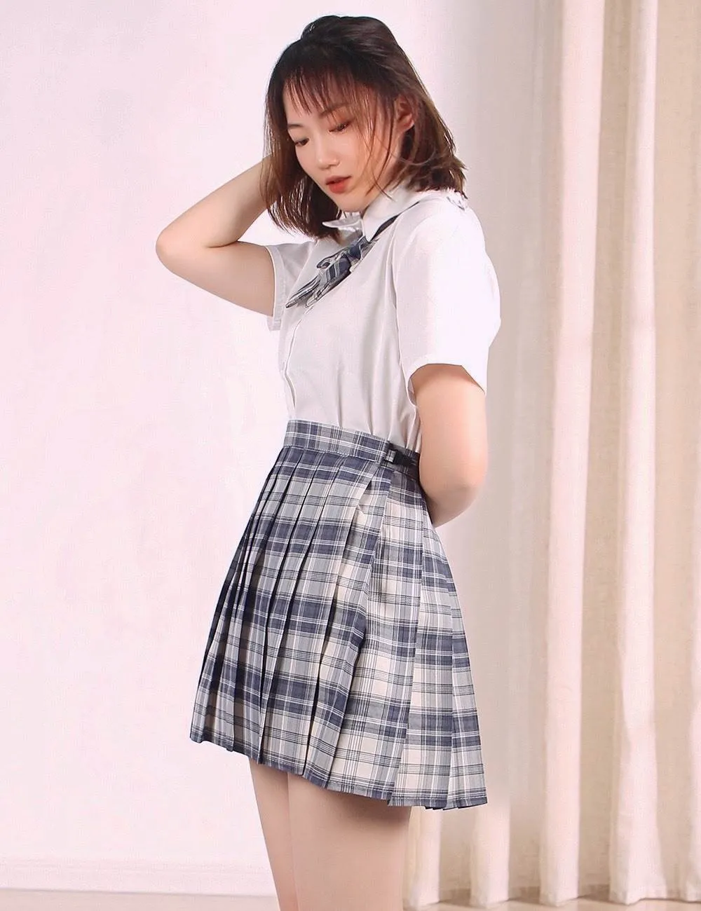 Sweet JK uniform high-quality student pleated skirt college style
