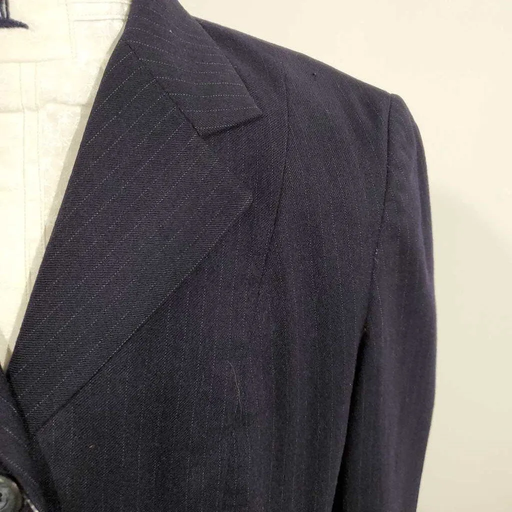 Tailored Sportsman Navy Striped Hunt Coat 2