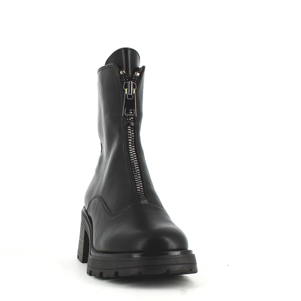 Tamaris Front Zipper Ankle Boot Black