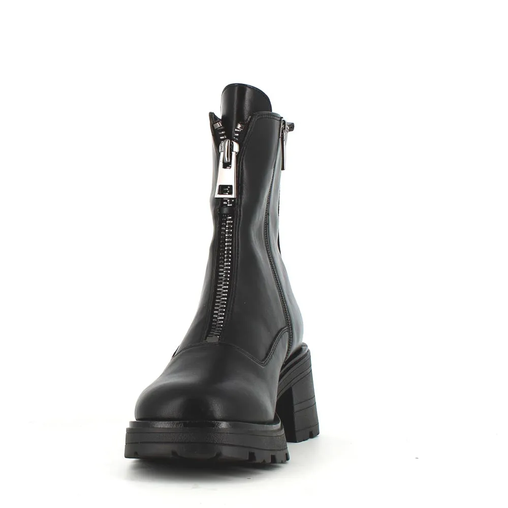 Tamaris Front Zipper Ankle Boot Black