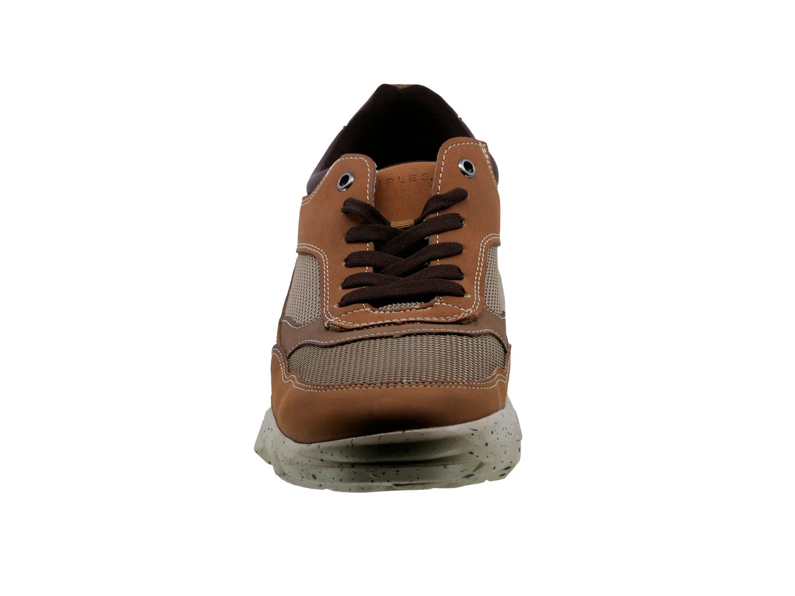 Tenis sneaker Casual Triples Locarno 37300 Camel para Hombre