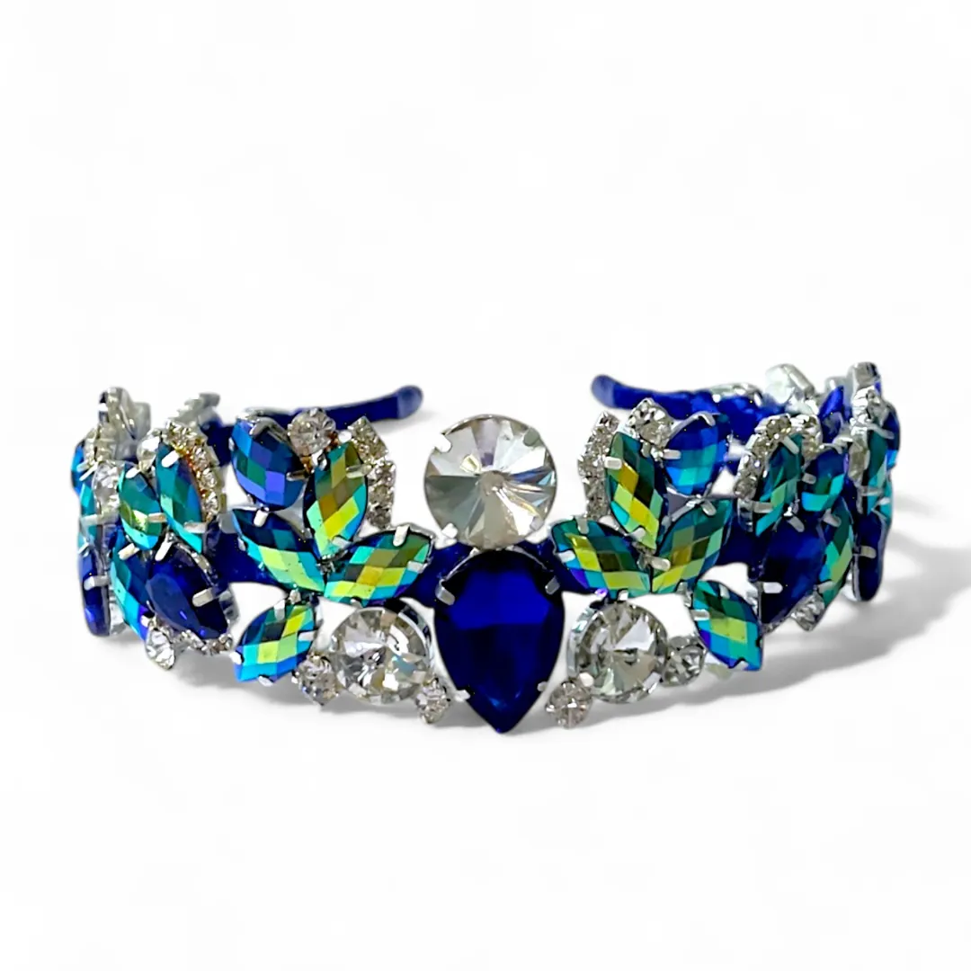 The Irene Rhinestone and Diamante Kids Headband