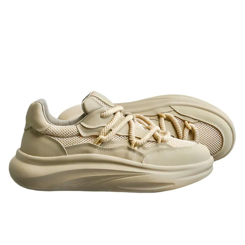 TNV Casual Leather Shoes Genuine Leather Sneakers Summer and autumn Breathable laces up for school DS2341