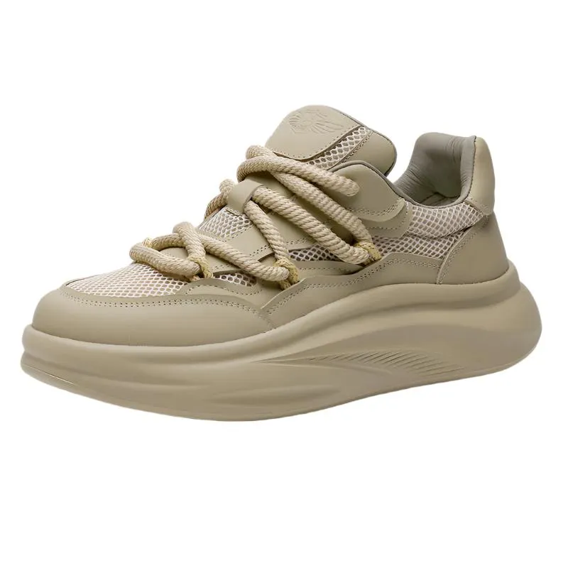 TNV Casual Leather Shoes Genuine Leather Sneakers Summer and autumn Breathable laces up for school DS2341