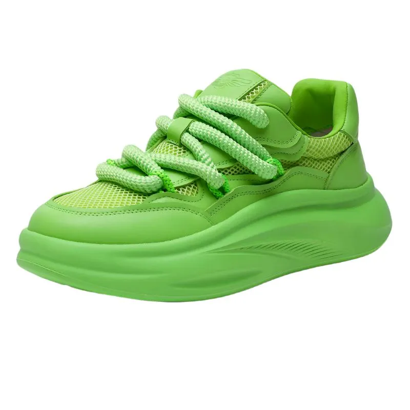 TNV Casual Leather Shoes Genuine Leather Sneakers Summer and autumn Breathable laces up for school DS2341