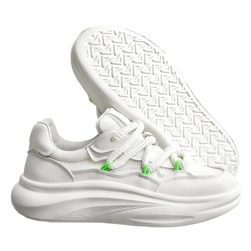 TNV Casual Leather Shoes Genuine Leather Sneakers Summer and autumn Breathable laces up for school DS2341
