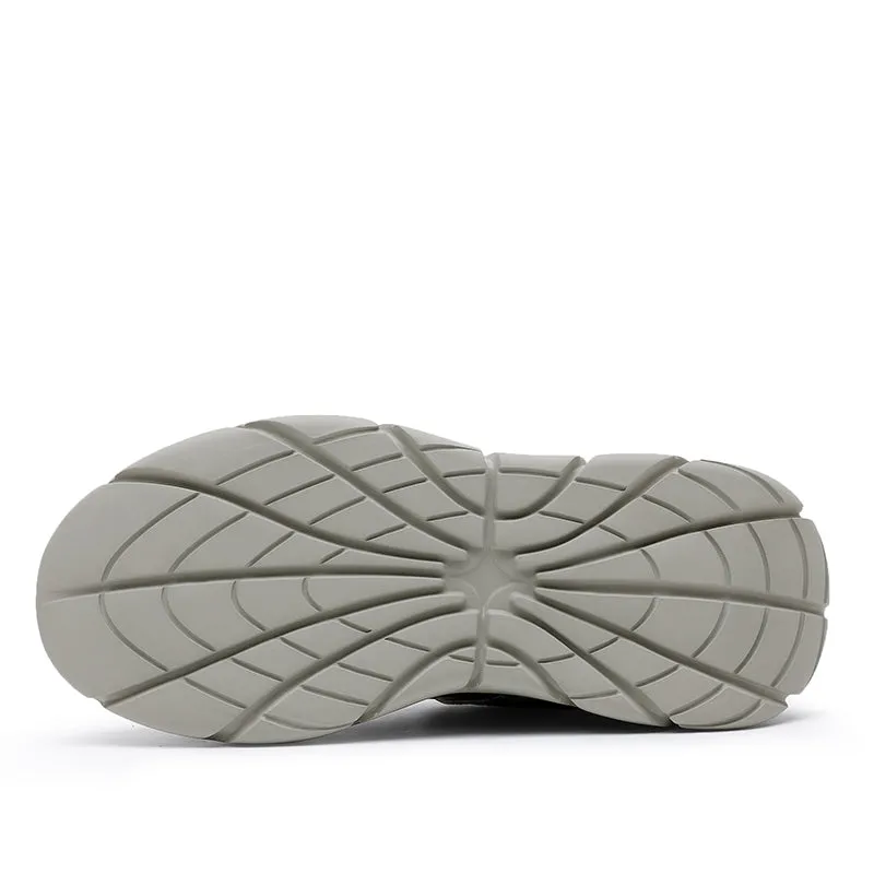 TNV Casual Leather Shoes Genuine Leather Thick Bottom Sneakers Laces Up autumn winter Breathable DS02856