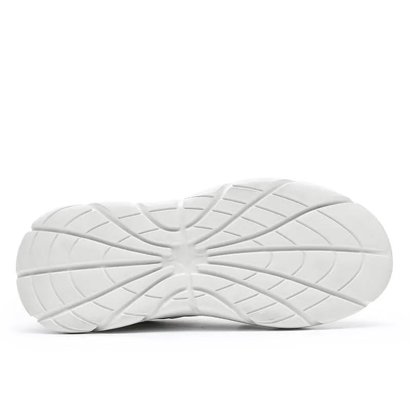 TNV Casual Leather Shoes Genuine Leather Thick Bottom Sneakers Laces Up autumn winter Breathable DS02856