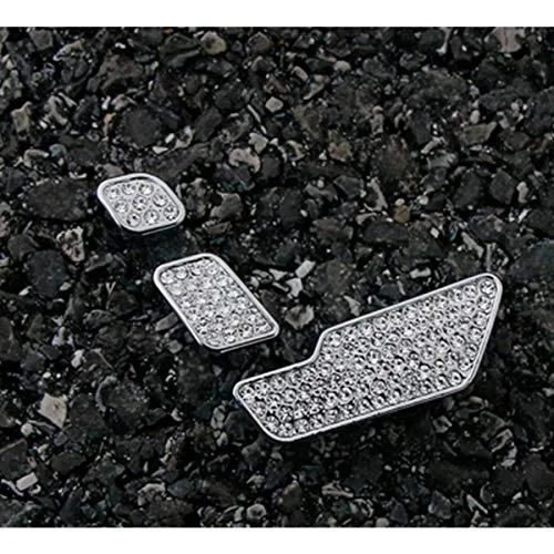 TopDall Type C Bling Crystal Rhinestone Seat Adjust Buttons Control Caps for Mercedes-Benz
