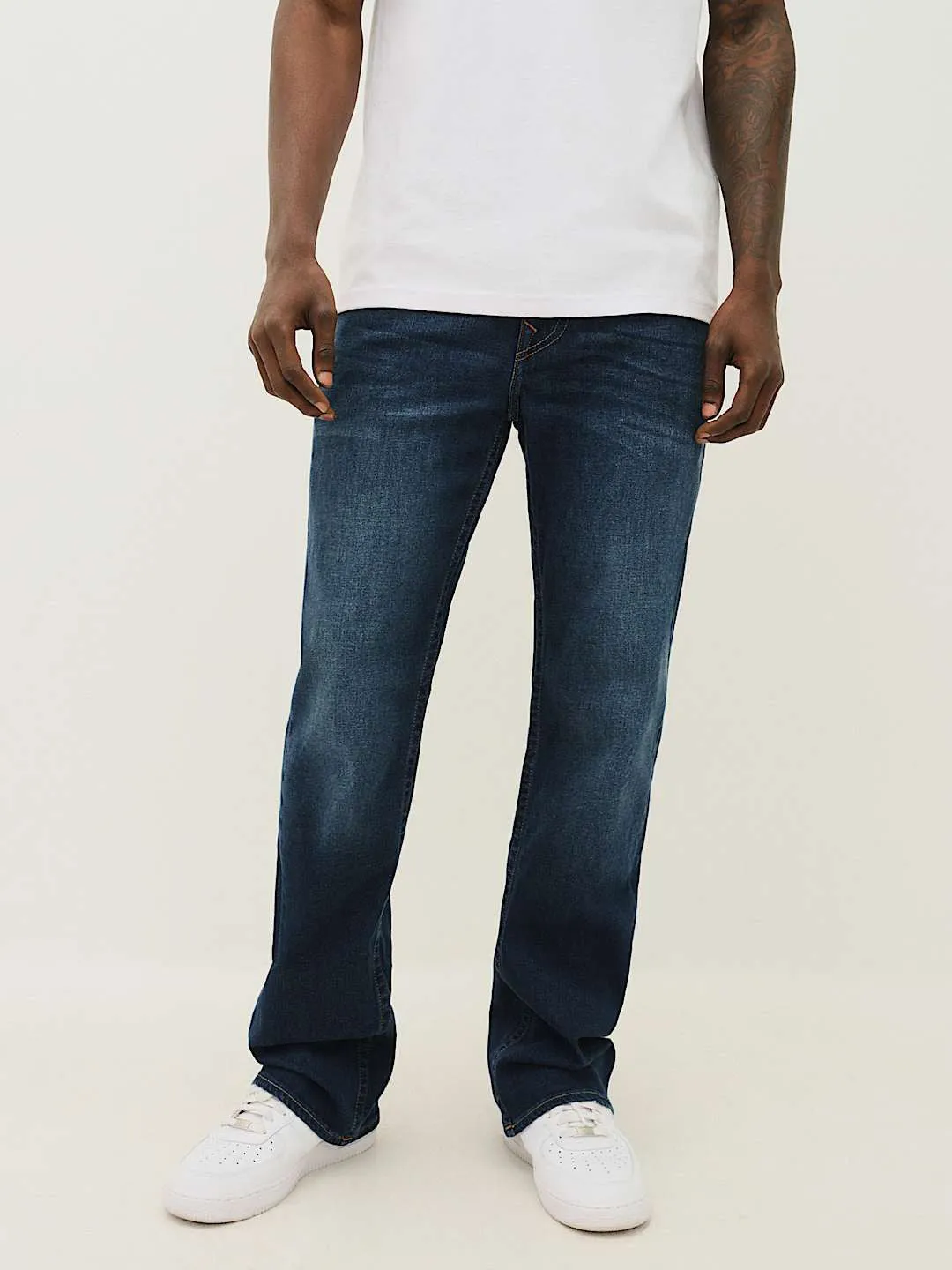 True Religion Sn Billy Bootcut Blue Mid Rise Washed Jeans