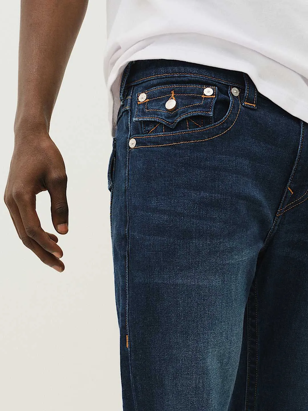 True Religion Sn Billy Bootcut Blue Mid Rise Washed Jeans