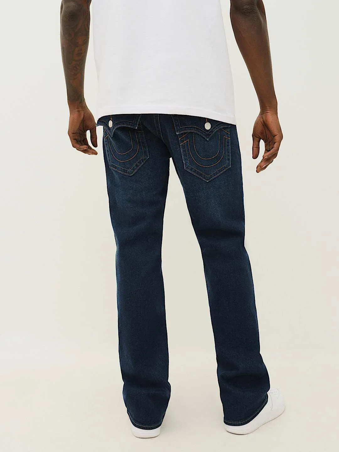 True Religion Sn Billy Bootcut Blue Mid Rise Washed Jeans