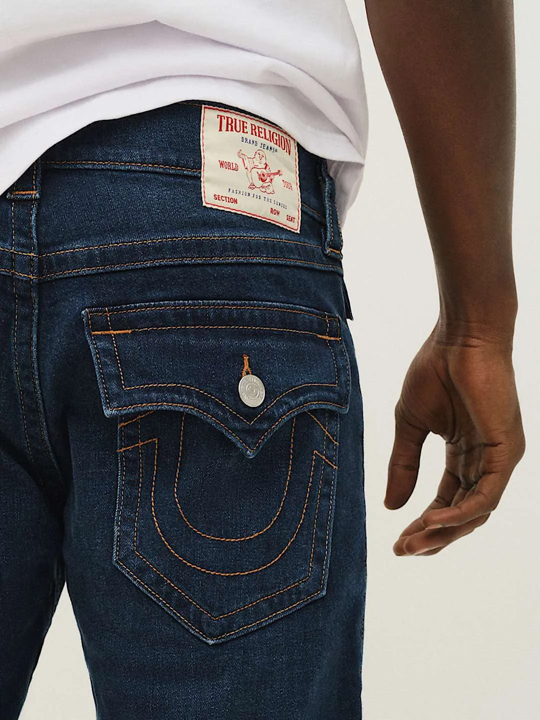 True Religion Sn Billy Bootcut Blue Mid Rise Washed Jeans