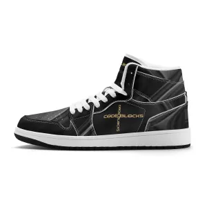 Unisex New Synthetic Leather High Top Sneakers