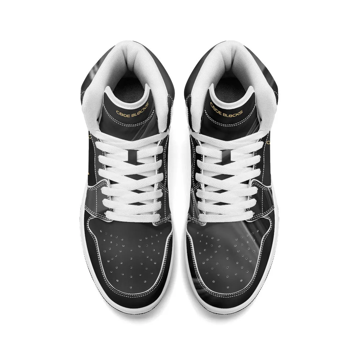 Unisex New Synthetic Leather High Top Sneakers