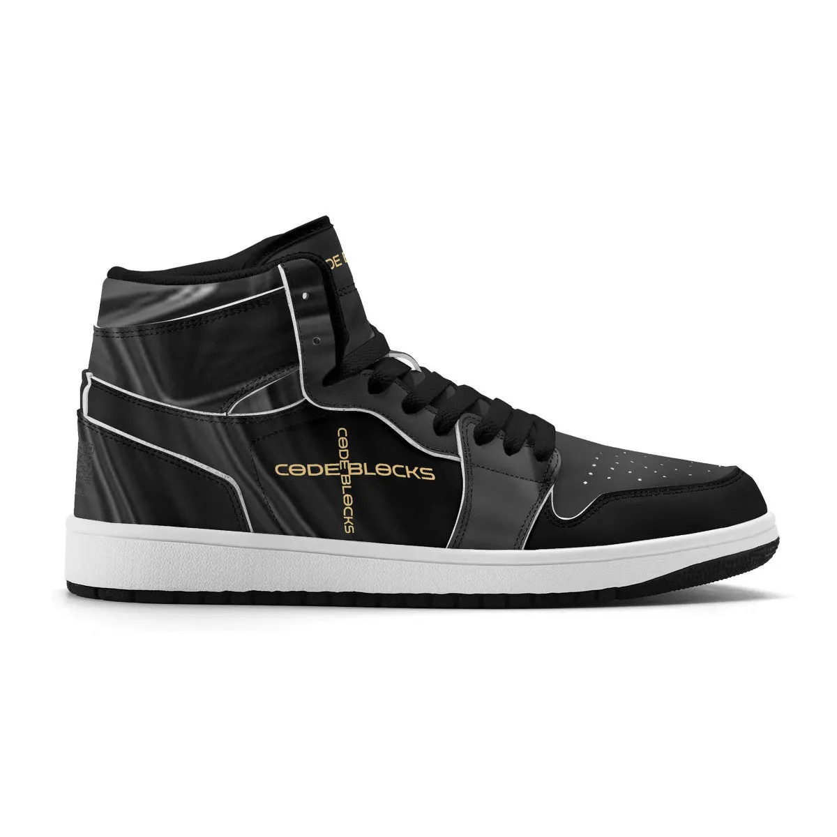 Unisex New Synthetic Leather High Top Sneakers