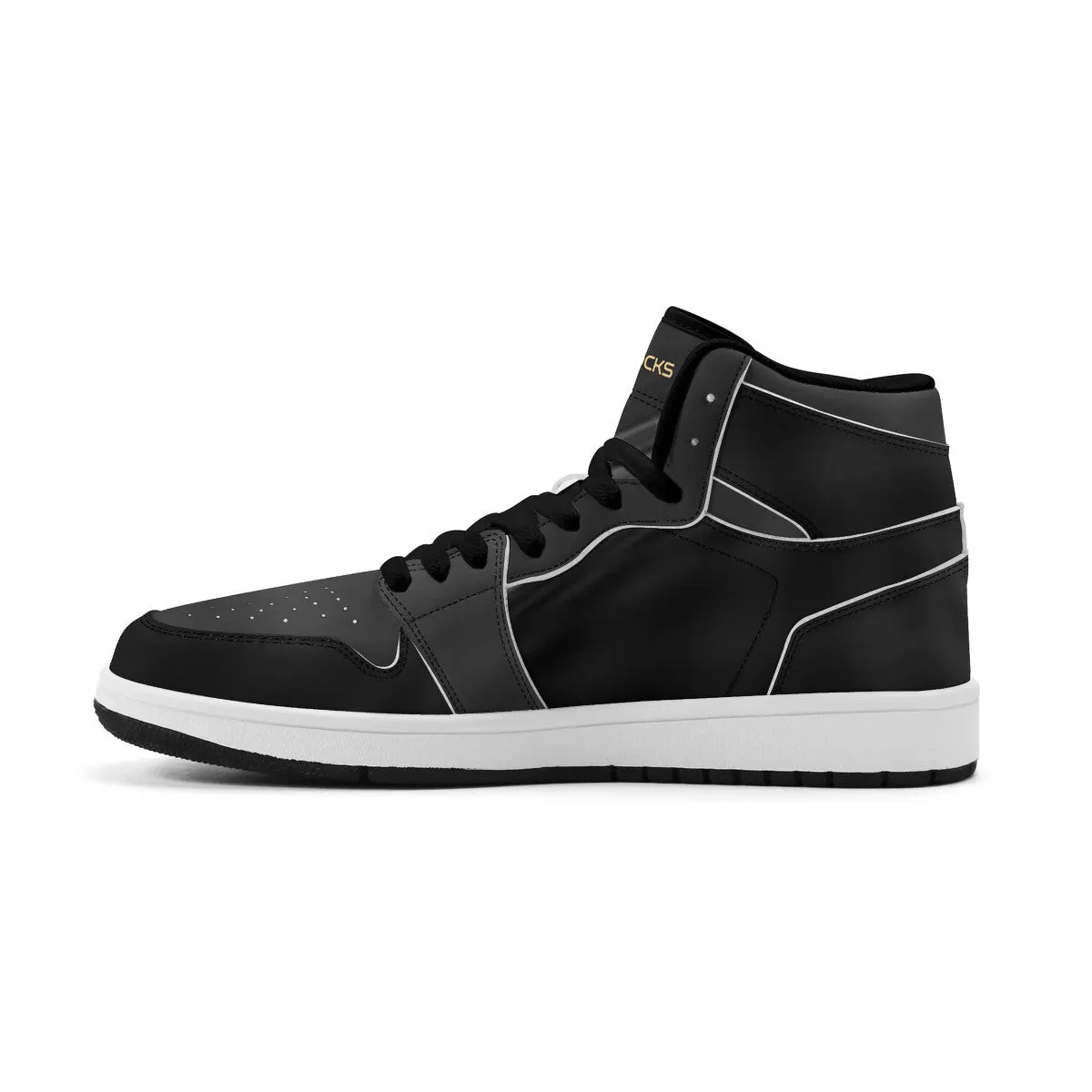 Unisex New Synthetic Leather High Top Sneakers