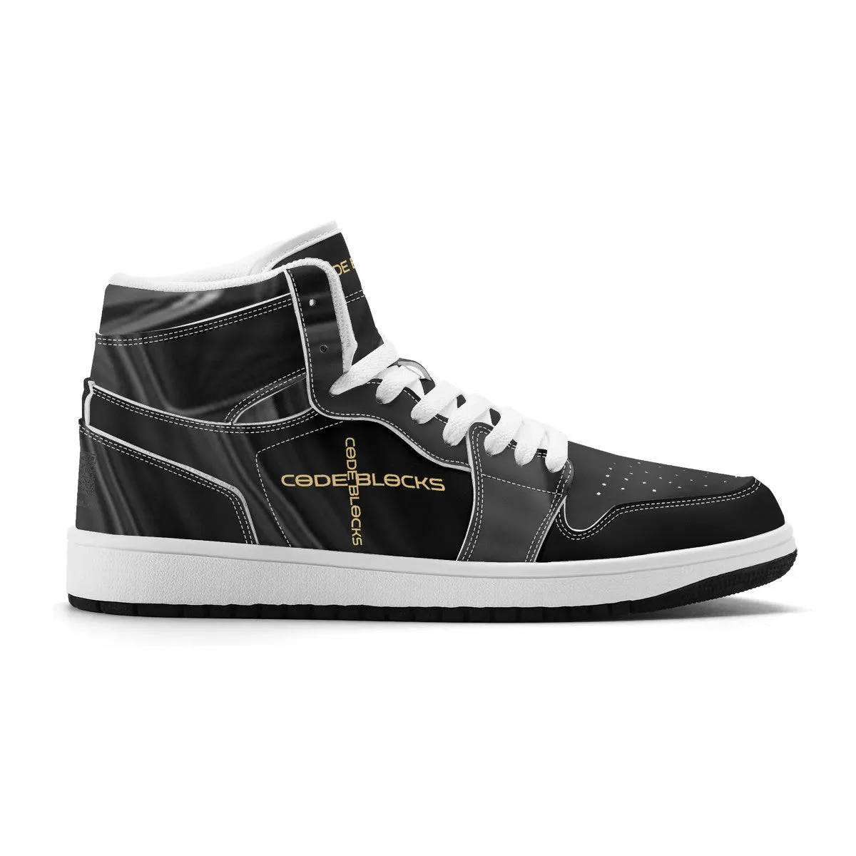 Unisex New Synthetic Leather High Top Sneakers