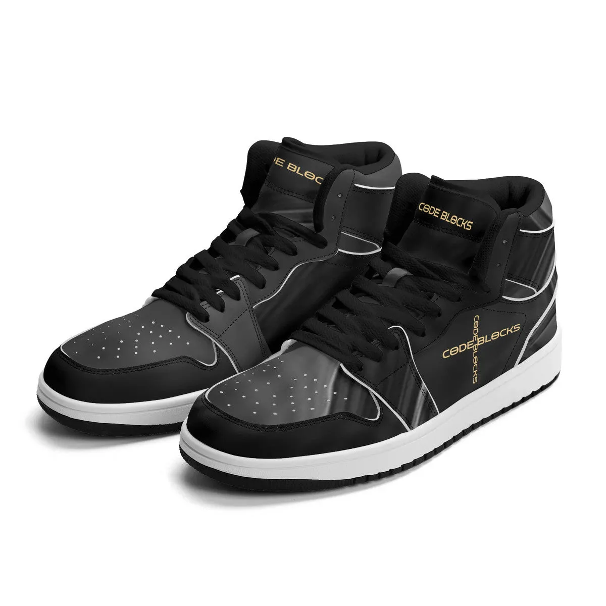 Unisex New Synthetic Leather High Top Sneakers