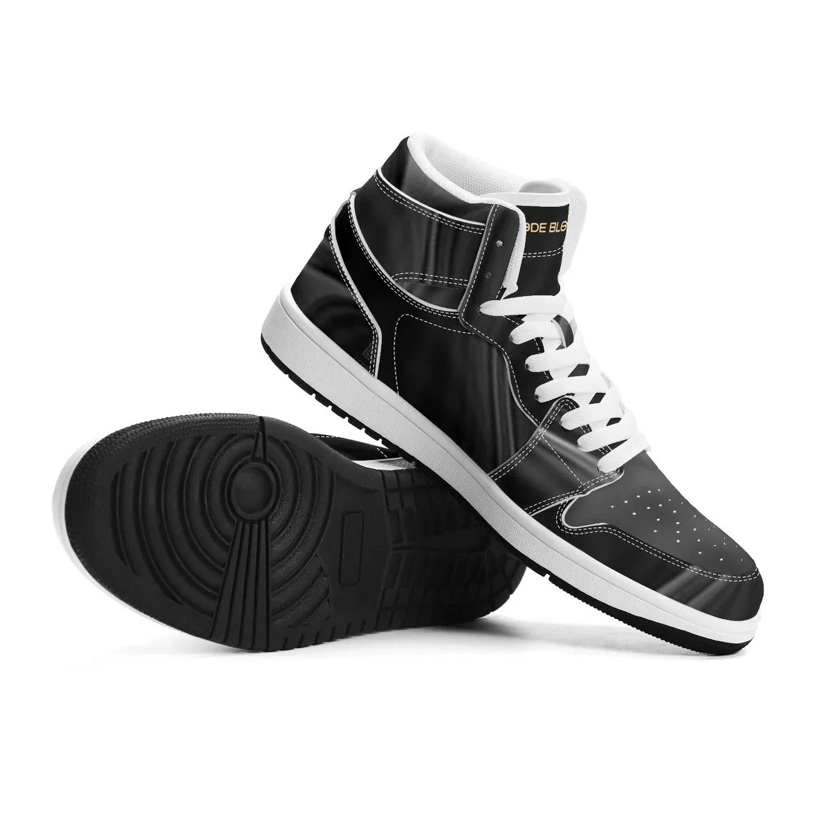 Unisex New Synthetic Leather High Top Sneakers
