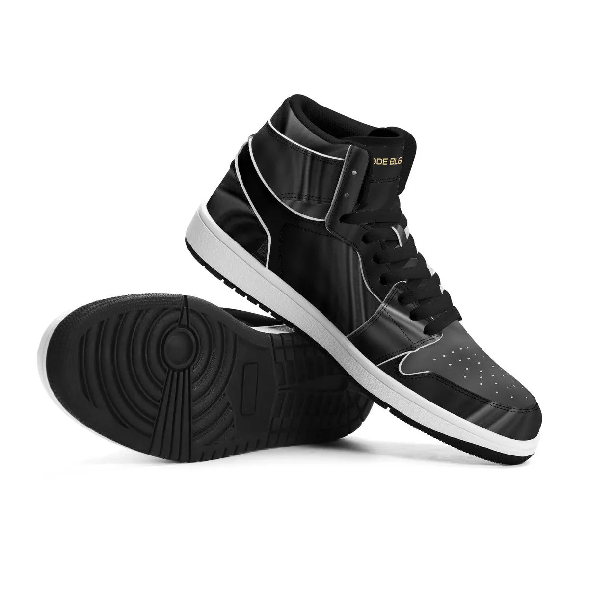 Unisex New Synthetic Leather High Top Sneakers