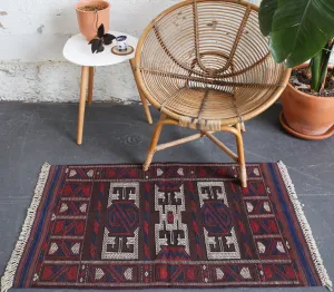 Vintage Mini Turkish Kilim Rug