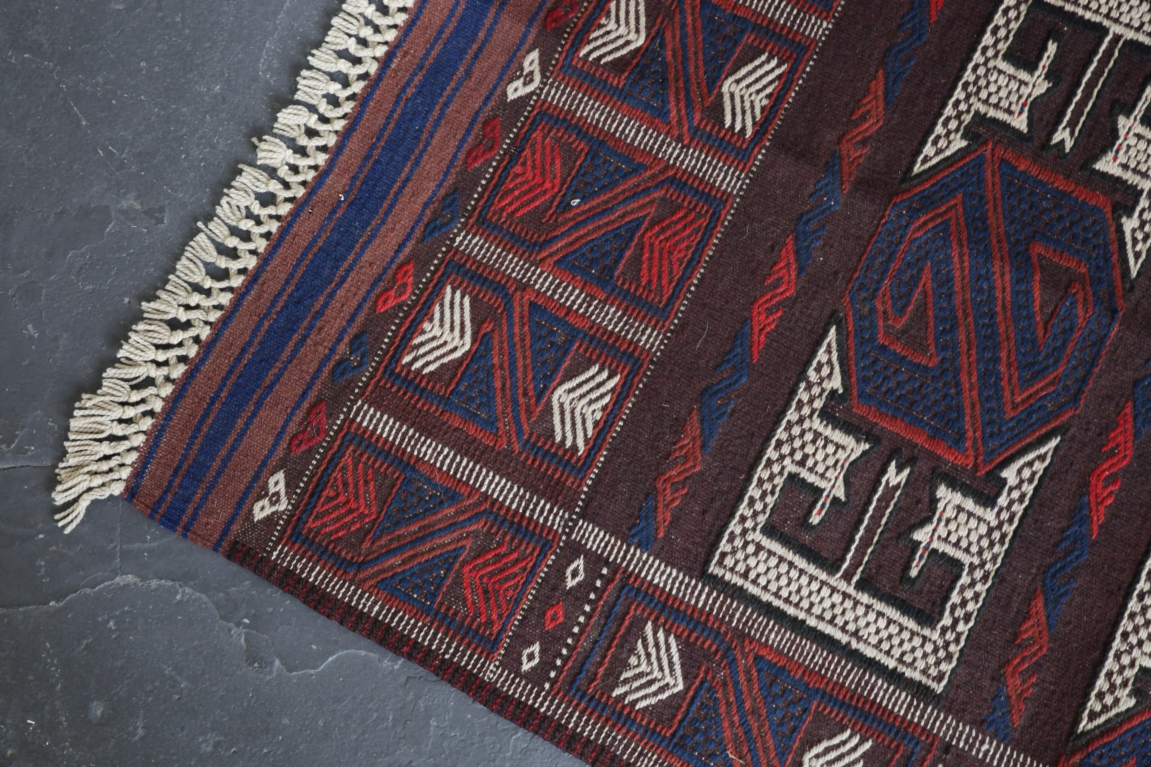 Vintage Mini Turkish Kilim Rug