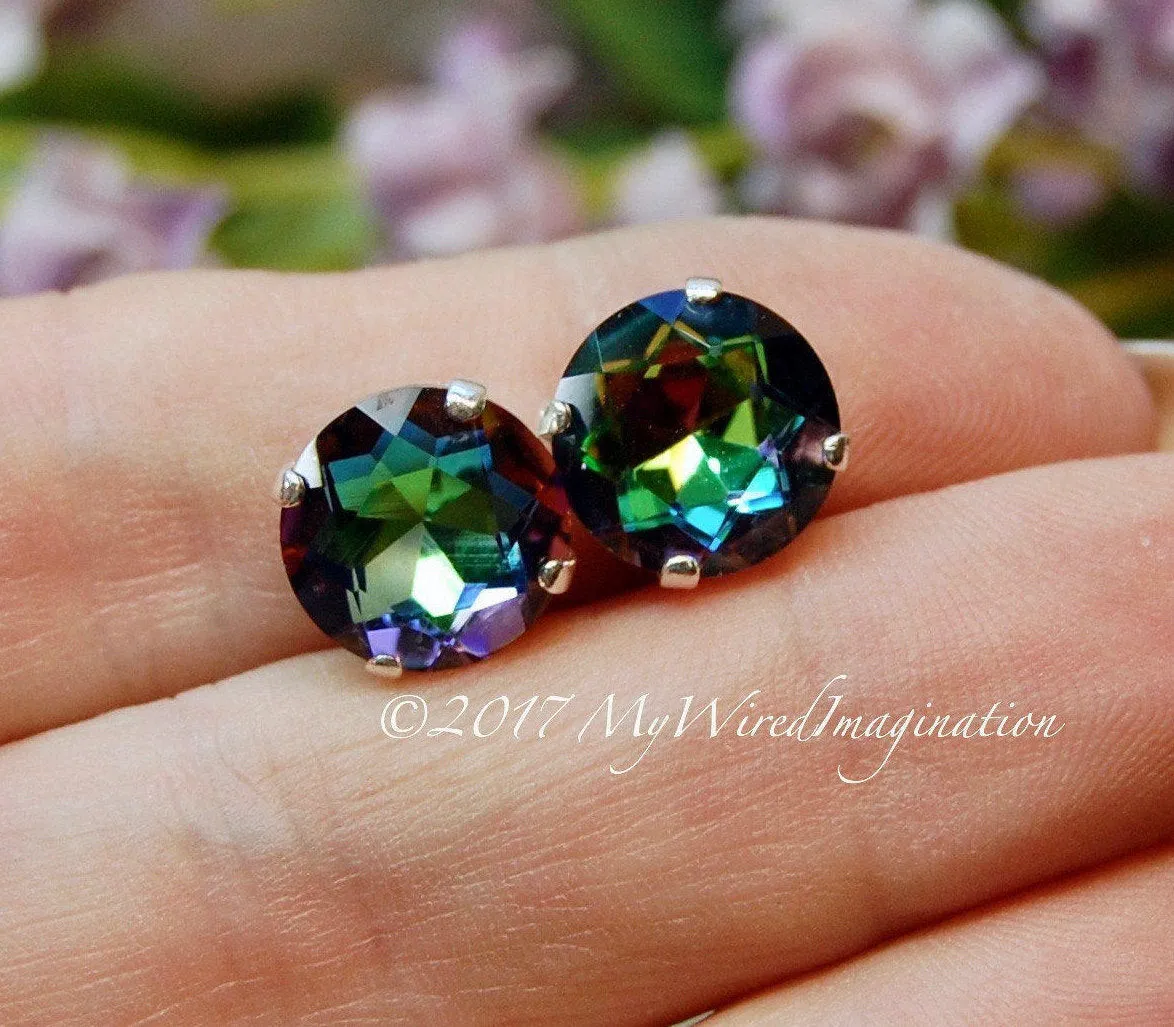 Vitrail Medium Vintage Swarovski, 11mm art 1200 Dentelles with Setting