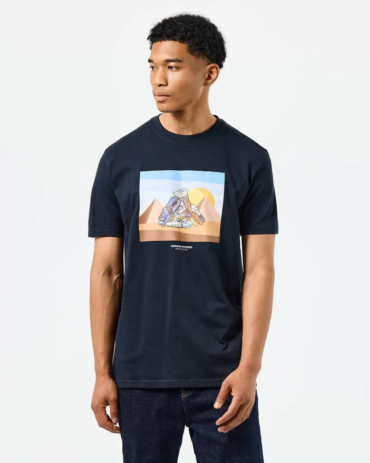 Weekend Offender Geeza T-shirt Navy
