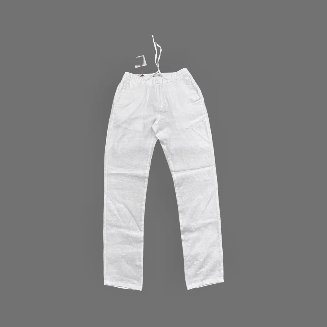 White Linen Pants