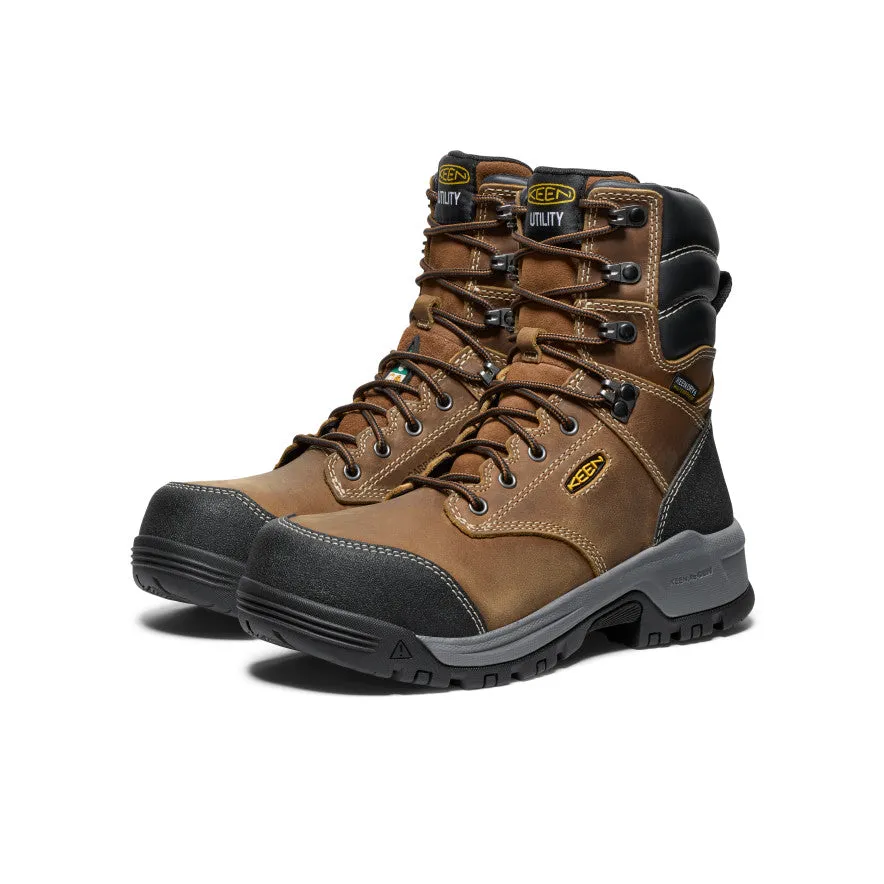 Women's CSA Evanston 8" Waterproof Boot (Carbon-Fiber Toe) (Wide)