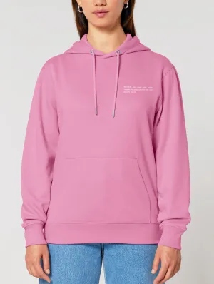 Women's Organic Cotton Relaxed Fit Hoodie | Azalea Pink