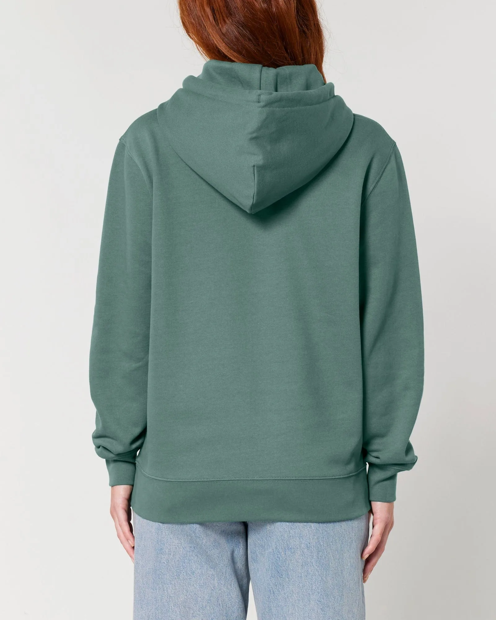 Women's Organic Cotton Relaxed Fit Hoodie | Eucalyptus Green