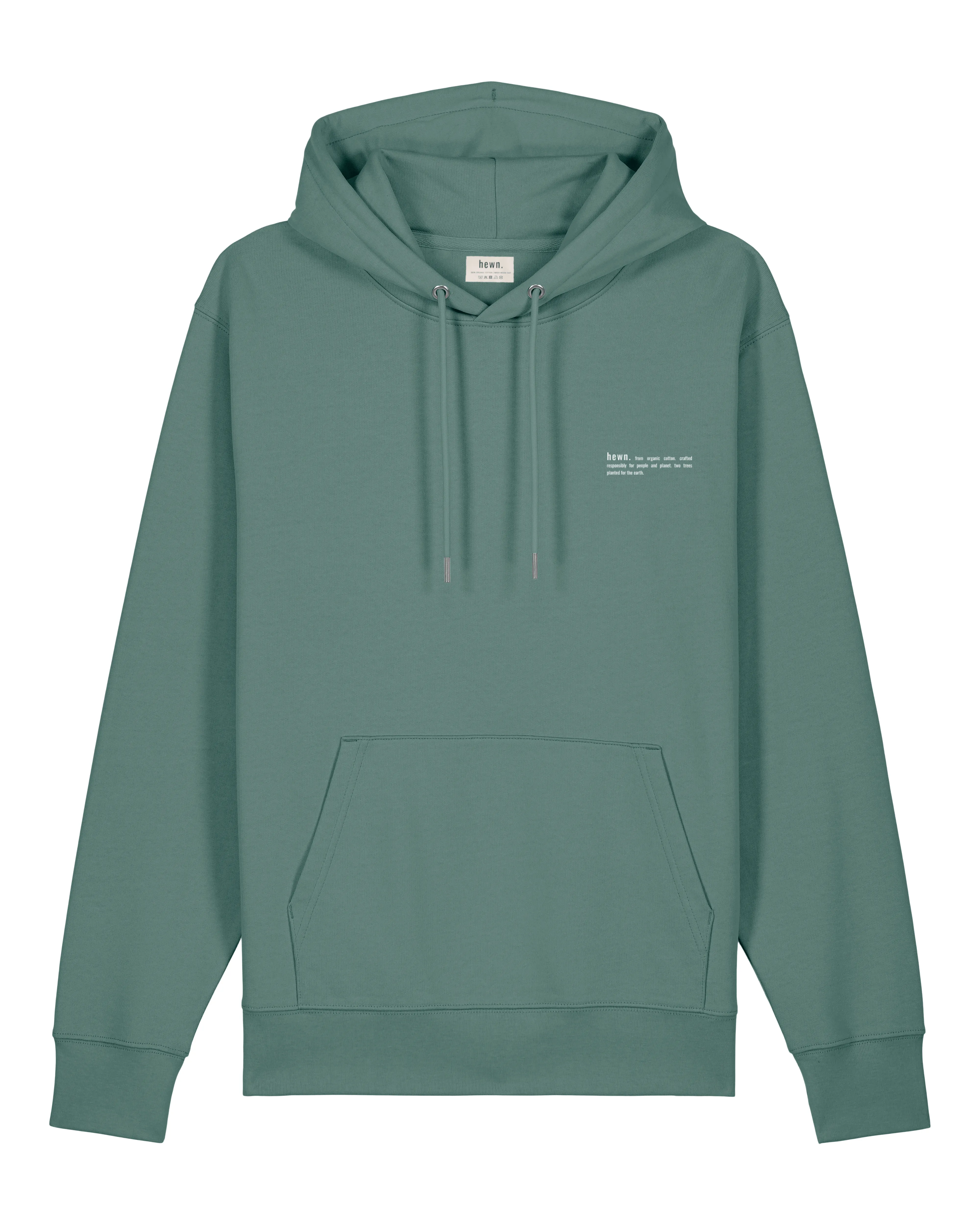 Women's Organic Cotton Relaxed Fit Hoodie | Eucalyptus Green