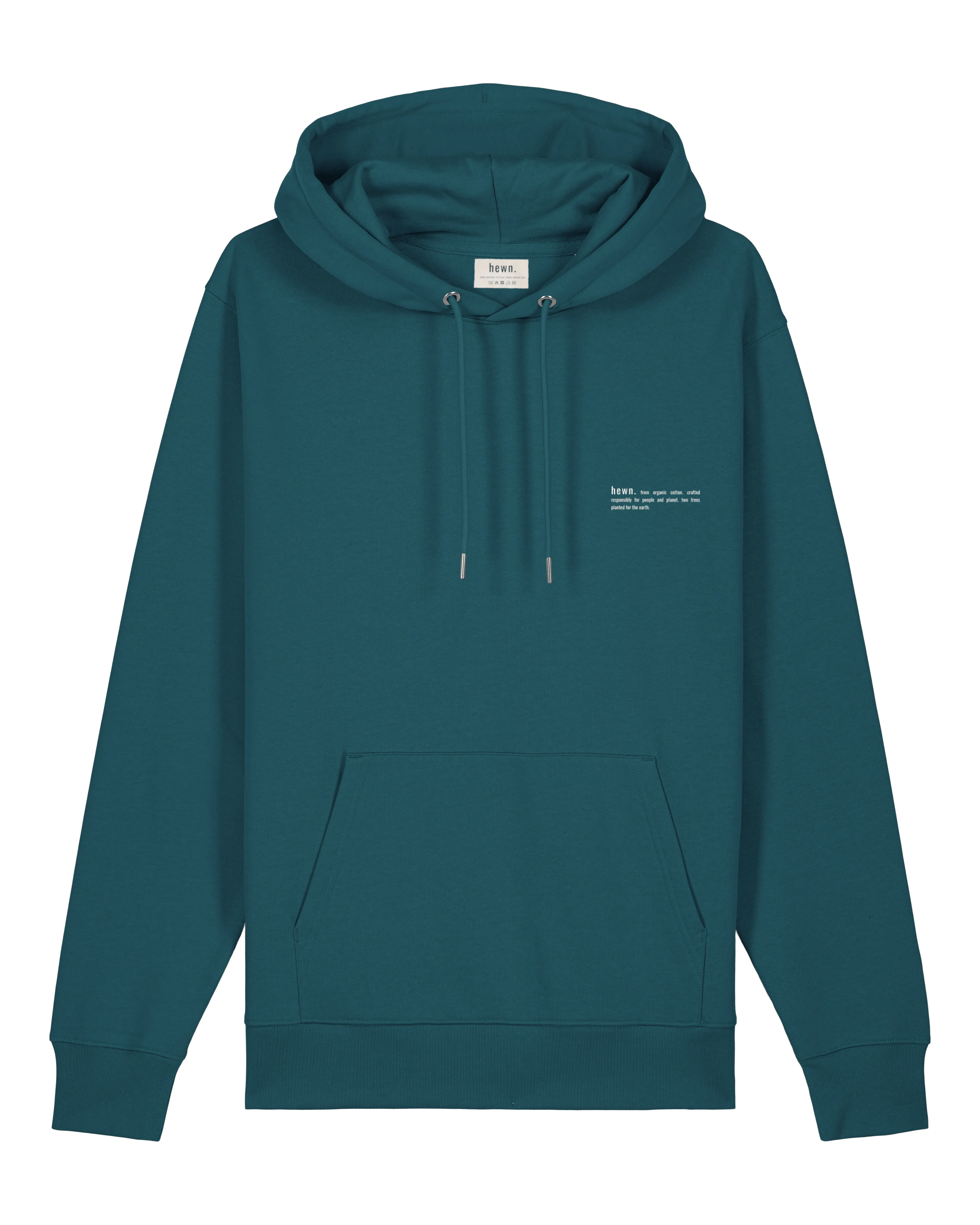 Women's Organic Cotton Relaxed Fit Hoodie | Ocean Blue