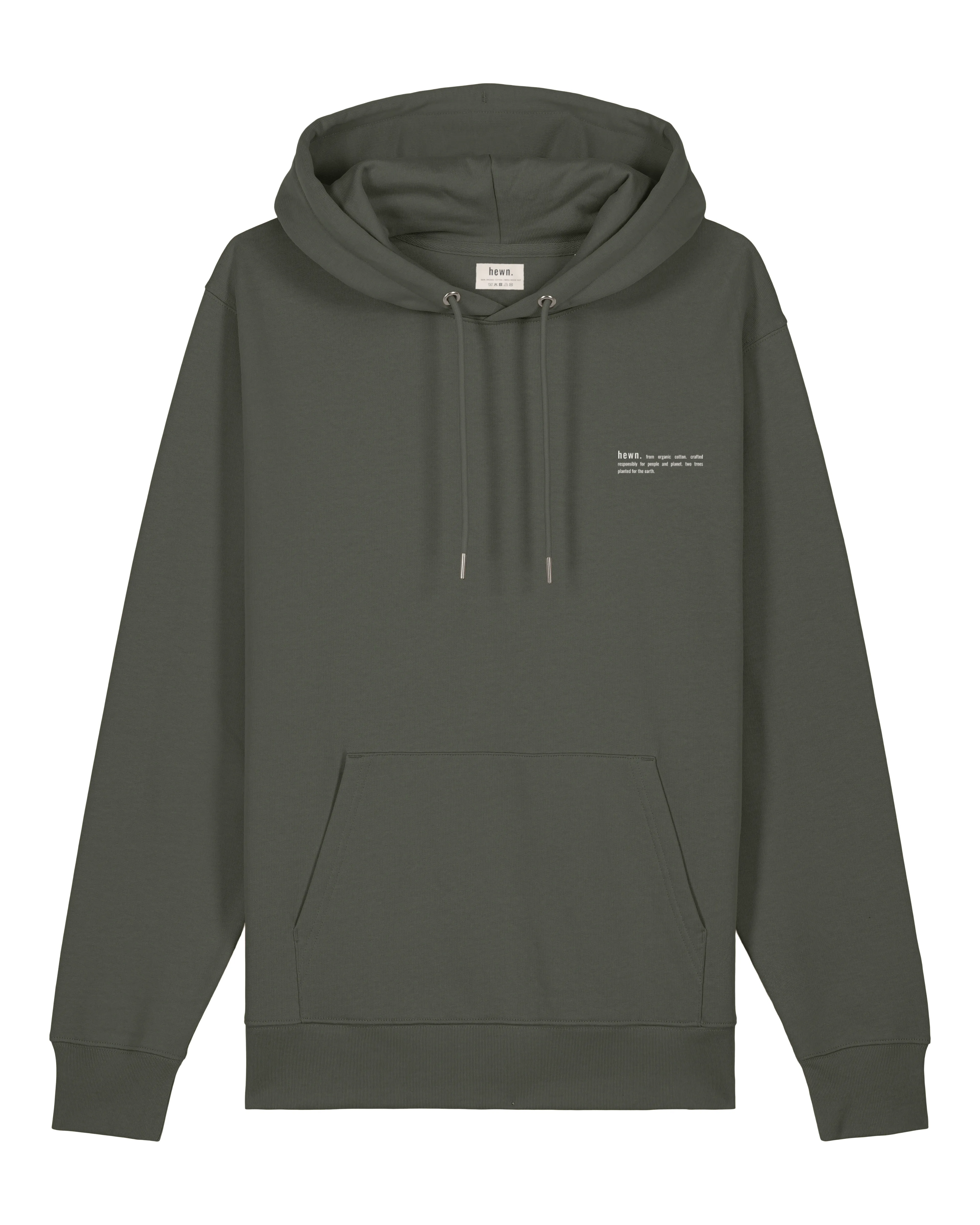 Women's Organic Cotton Relaxed Fit Hoodie | Pine Green Khaki