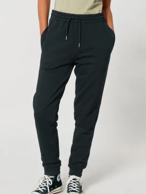 Women's Organic Cotton Relaxed Fit Joggers | Jet Black