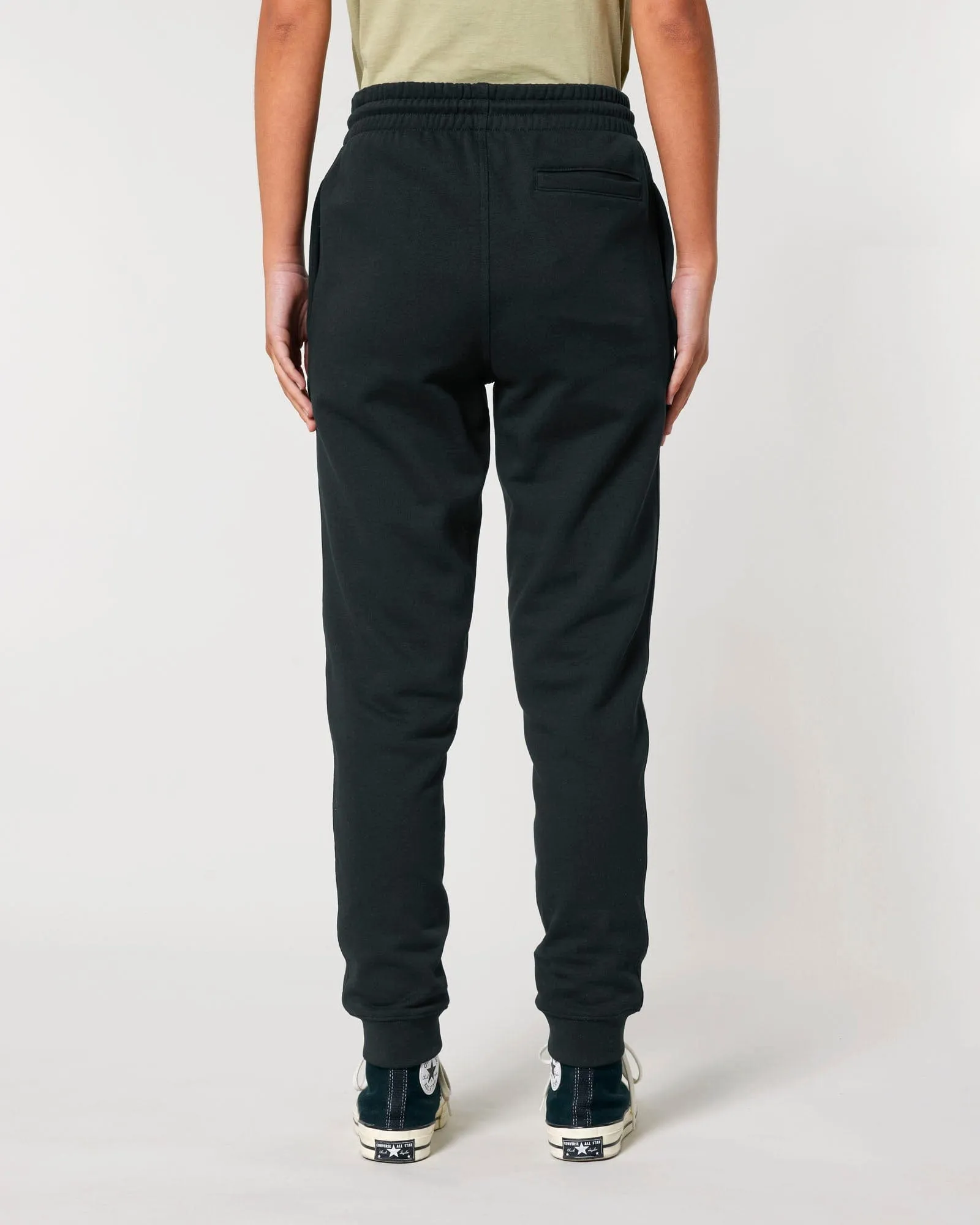 Women's Organic Cotton Relaxed Fit Joggers | Jet Black