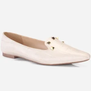 Women's "DIKAX" Pointed Toe Decorated Flat Pumps