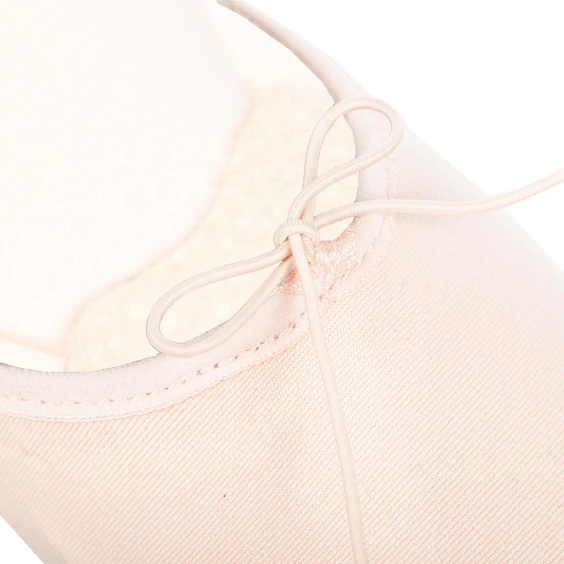 Women's Split-Sole Canvas Demi-Pointe Ballet Shoes - Salmon