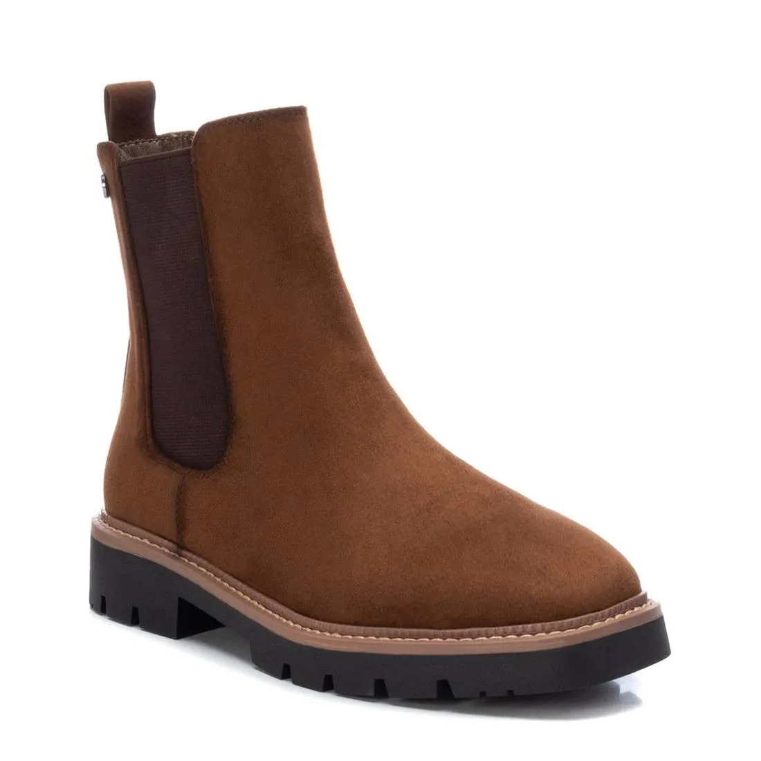 XTI 14219902 Ladies Ankle Boot-CAMEL