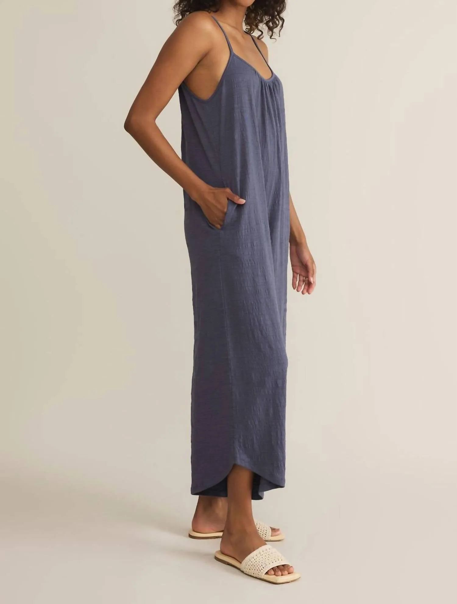 Z Supply - Textured Flared Jumpsuit
