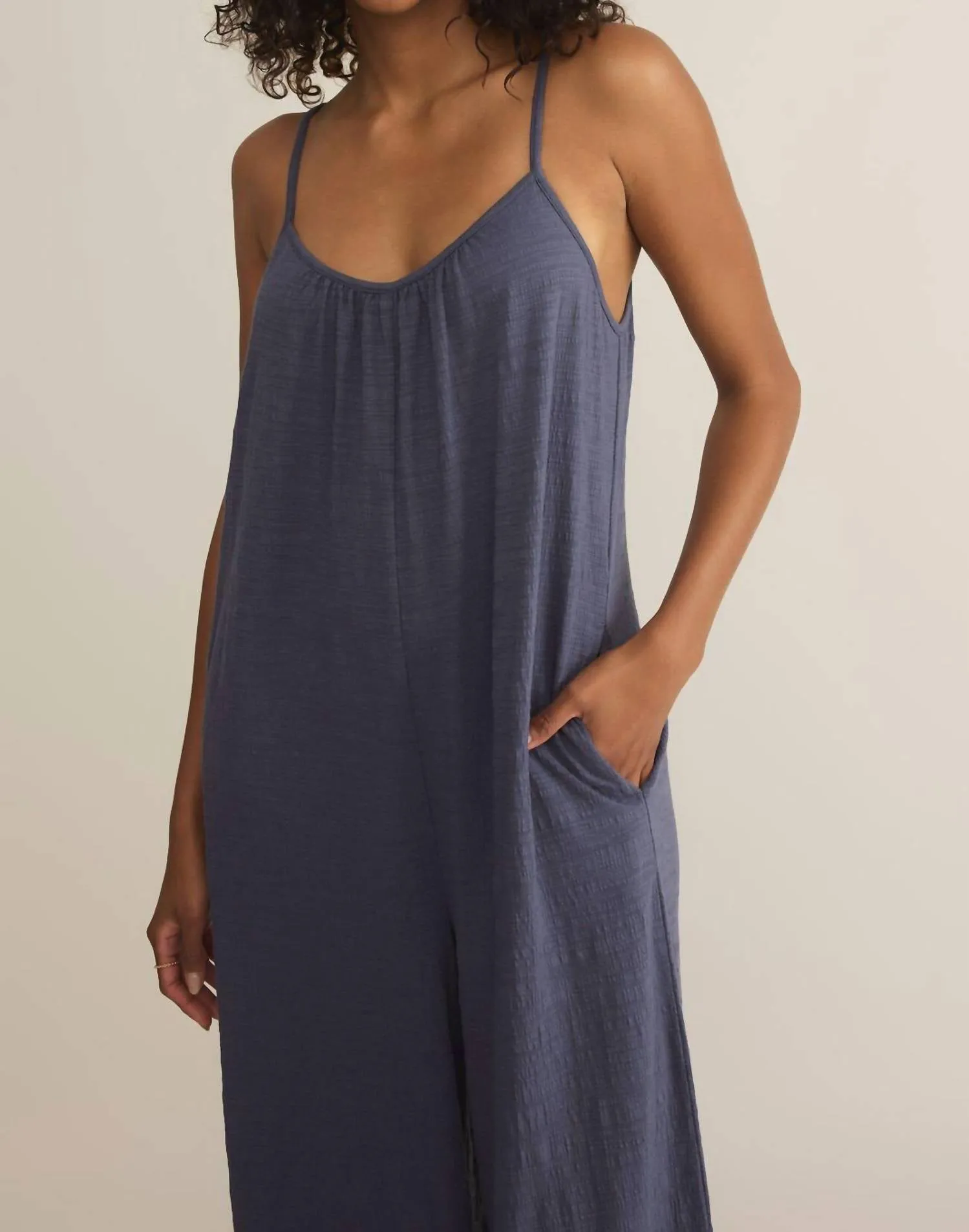 Z Supply - Textured Flared Jumpsuit