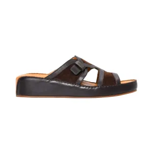 Zilli Men's Brown Leather Sandal