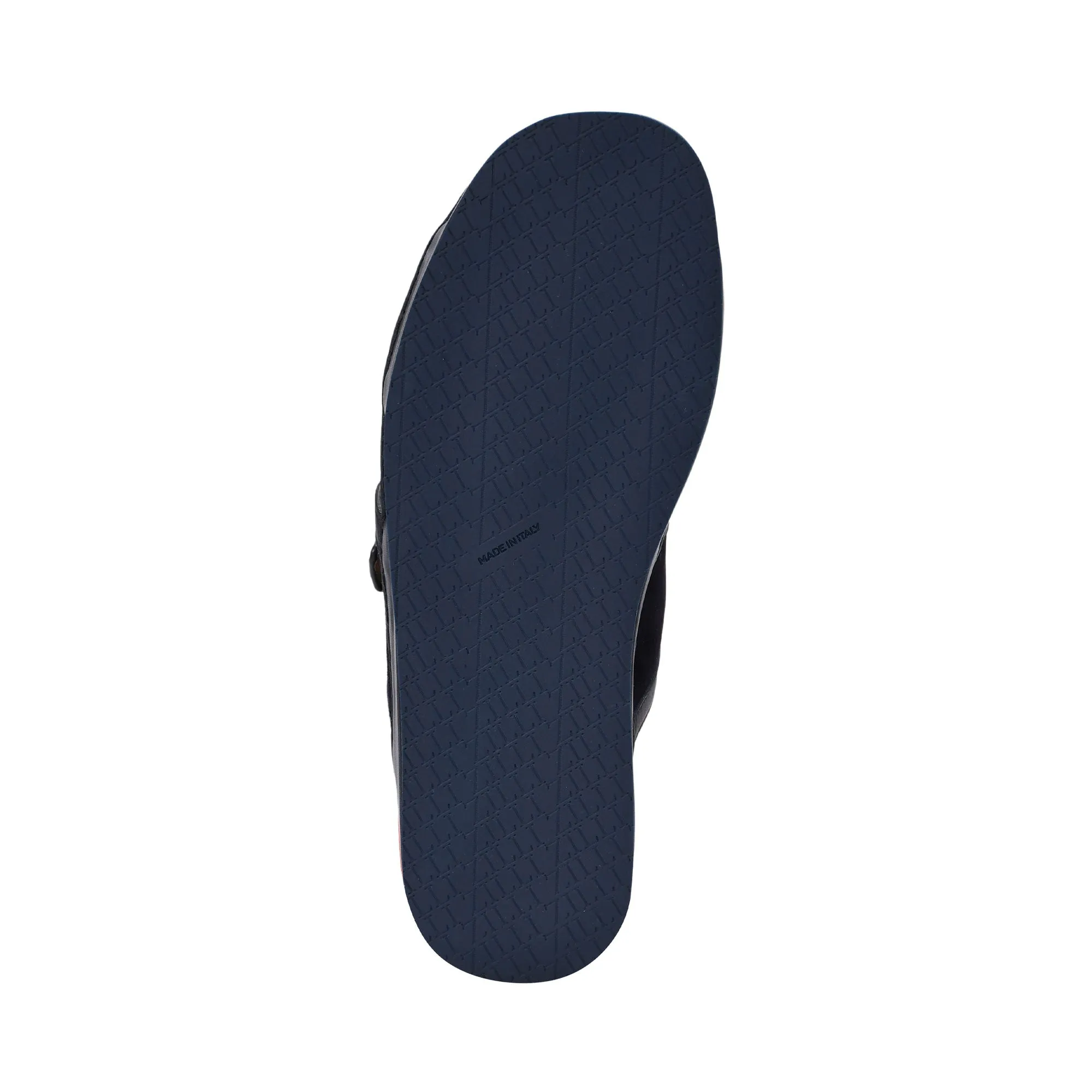 Zilli Men's Dark Navy Leather Sandal