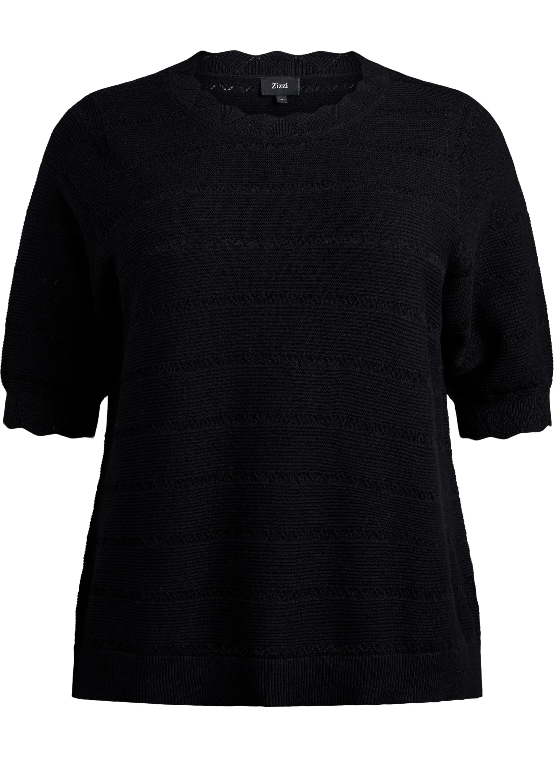 Zizzi Elsa Knit in Black